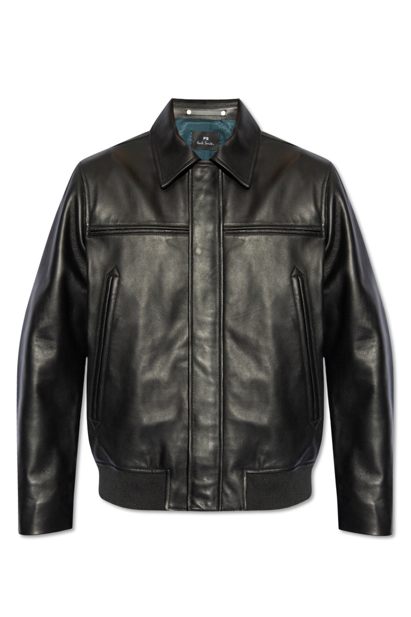 Black Leather jacket PS Paul Smith - Vitkac Canada